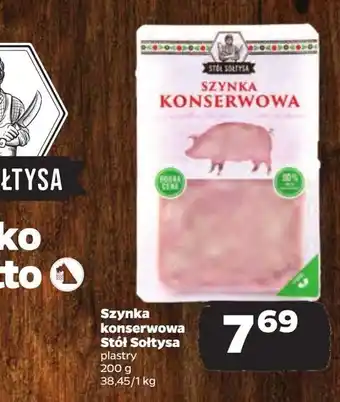 Netto Szynka konserwowa Stół Sołtysa oferta
