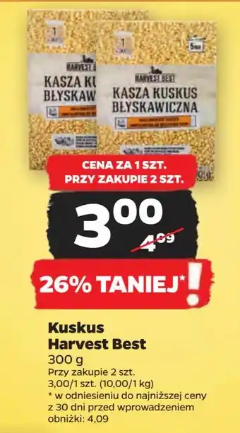 Kasza kuskus błyskawiczna Harvest Best