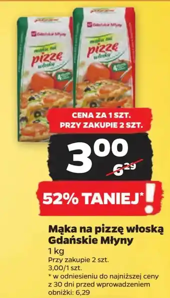 Netto Mąka pszenna na pizzę włoską Gdańskie Młyny I Spichlerze oferta