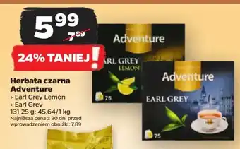 Netto Herbata czarna Adventure Earl Grey oferta