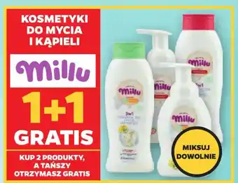 Szampon żel i płyn do kąpieli 3w1 zielony Millu