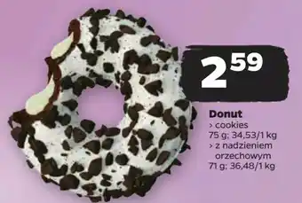 Netto Donut z nadzieniem orzechowym oferta