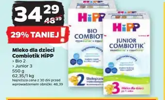 Netto Mleko 3 Hipp Bio Combiotik oferta