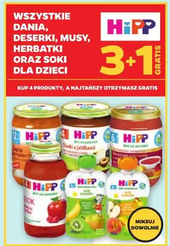 Netto Mus jabłka-mango-brzoskwinie Hipp Bio oferta