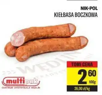 TomiMarkt NIK-POL KIEŁBASA BOCZKOWA 100 g oferta