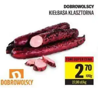 TomiMarkt DOBROWOLSCY KIEŁBASA KLASZTORNA 100 g oferta