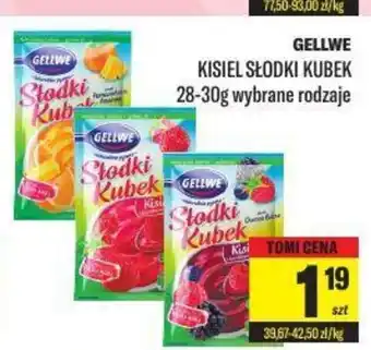 TomiMarkt GELLWE KISIEL SŁODKI KUBEK 28-30 g oferta