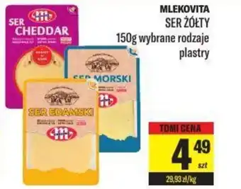 TomiMarkt MLEKOVITA SER ŻÓŁTY 150 g oferta