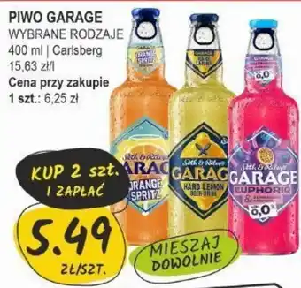 Słoneczko PIWO GARAGE 400 ml / Carlsberg oferta