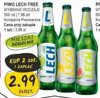 Słoneczko PIWO LECH FREE 500 ml / Kompania Piwowarska oferta