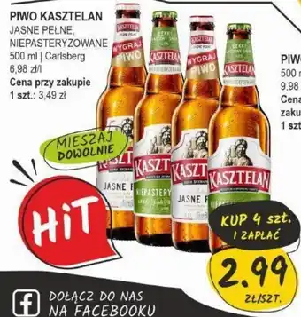Słoneczko PIWO KASZTELAN 500 ml / Carlsberg oferta