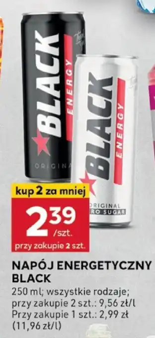 Stokrotka Optima NAPÓJ ENERGETYCZNY BLACK 250 ml oferta