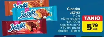 Carrefour Ciastka JEŻYKI 140 g oferta