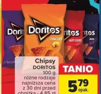 Carrefour Chipsy DORITOS 100g oferta