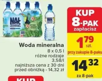 Carrefour Woda mineralna NAŁĘCZOWIANKA 0,5l oferta