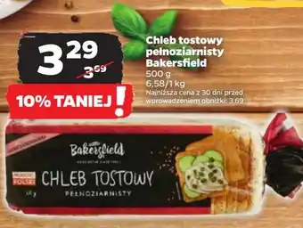 Netto Chleb tostowy pełnoziarnisty Bakersfield oferta