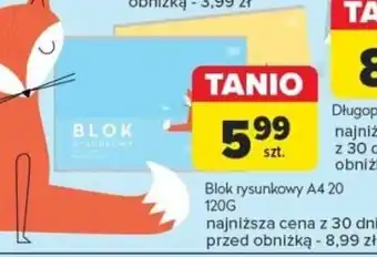 Carrefour Blok rysunkowy A4 20 kartek oferta