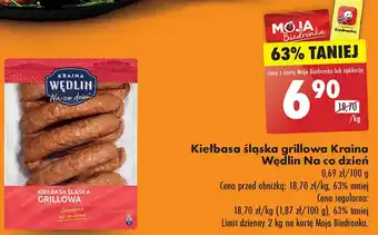 Biedronka Kiełbasa Śląska grillowa oferta