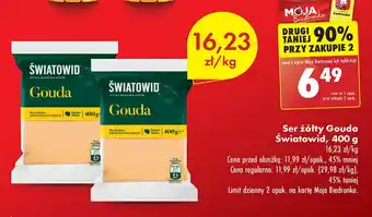 Biedronka Ser gouda Światowid oferta