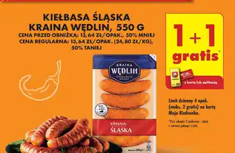 Biedronka Kiełbasa śląska Kraina Wędlin oferta
