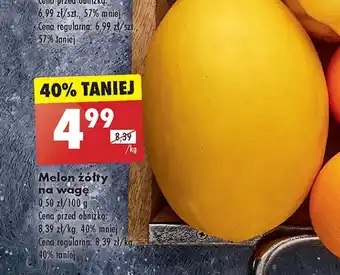 Biedronka Melon żółty oferta