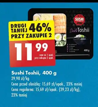 Biedronka Sushi toshii 4You oferta
