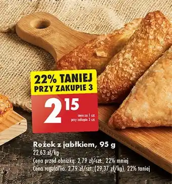 Biedronka Rożek z jabłkiem oferta