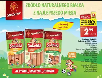 Biedronka Parówki foodbolówki Sokołów Sokoliki oferta