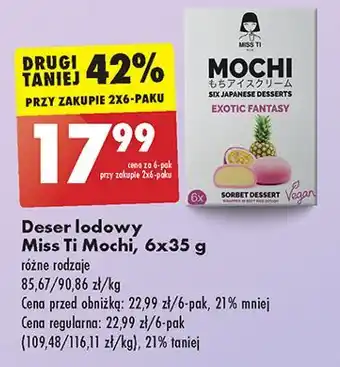 Biedronka Lody mochi exotic fantasy Miss Ti oferta