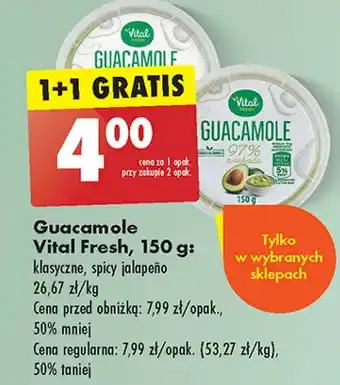 Biedronka Guacamole Vital Fresh oferta