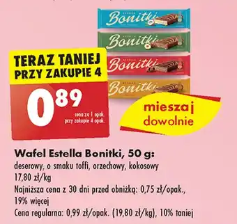 Biedronka Wafelek toffi Bonitki oferta