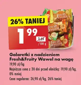 Biedronka Galaretki Wawel Fresh & Fruity oferta