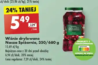 Biedronka Wiśnie drylowane Nasza Spiżarnia oferta
