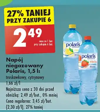 Biedronka Woda truskawkowa Polaris oferta