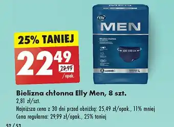 Biedronka Wkładki na nietrzymanie moczu Elly Men oferta