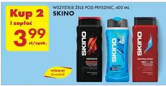 Biedronka Żel pod prysznic energize Skino oferta