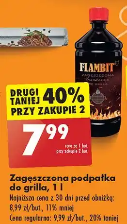 Biedronka Podpałka do grilla w płynie Flambit oferta