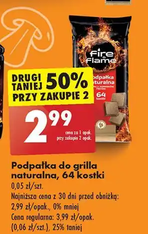 Biedronka Podpałka naturalna Fire & Flame oferta