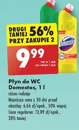 Biedronka Płyn do wc pine Domestos oferta