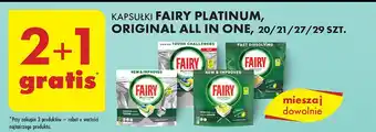 Biedronka Tabletki do zmywarek lemon Fairy Platinum oferta