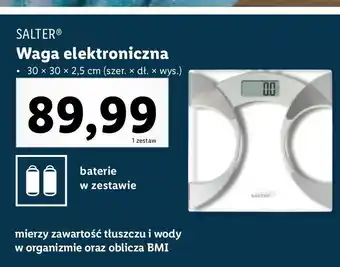 Lidl Waga łazienkowa Salter oferta