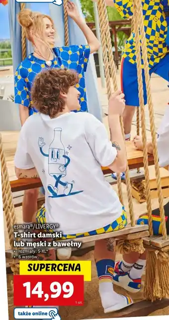 Lidl T-shirt damski rozm. s-xl Esmara oferta