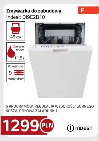 Kakto Zmywarka do zabudowy Indesit oferta