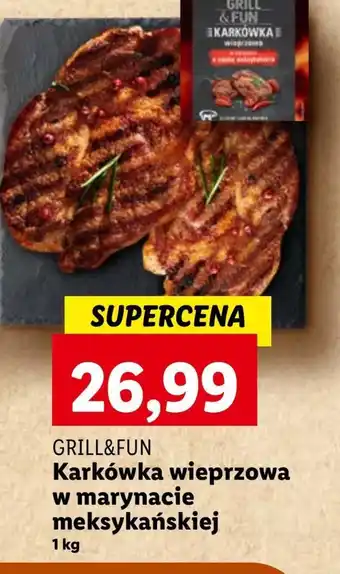 Lidl Karkówka Grill&Fun oferta