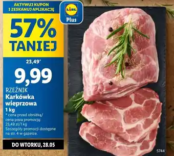 Lidl Karkówka Rzeźnik oferta