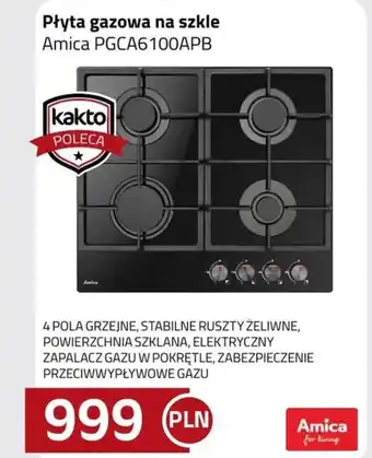 Kakto Płyta gazowa Amica oferta