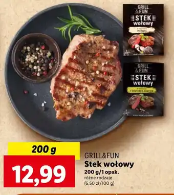 Lidl Stek wołowy Grill&Fun oferta