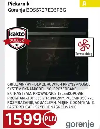 Kakto Piekarnik Gorenje oferta