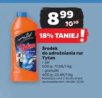 Netto Środek do udrożniania rur Tytan oferta