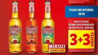Lidl Piwo Desperados Mojito oferta